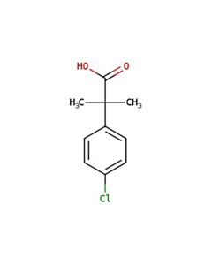 Astatech 2-(4-CHLOROPHENYL)-2-METHYLPROPANOIC ACID, 95.00% Purity, 0.1G